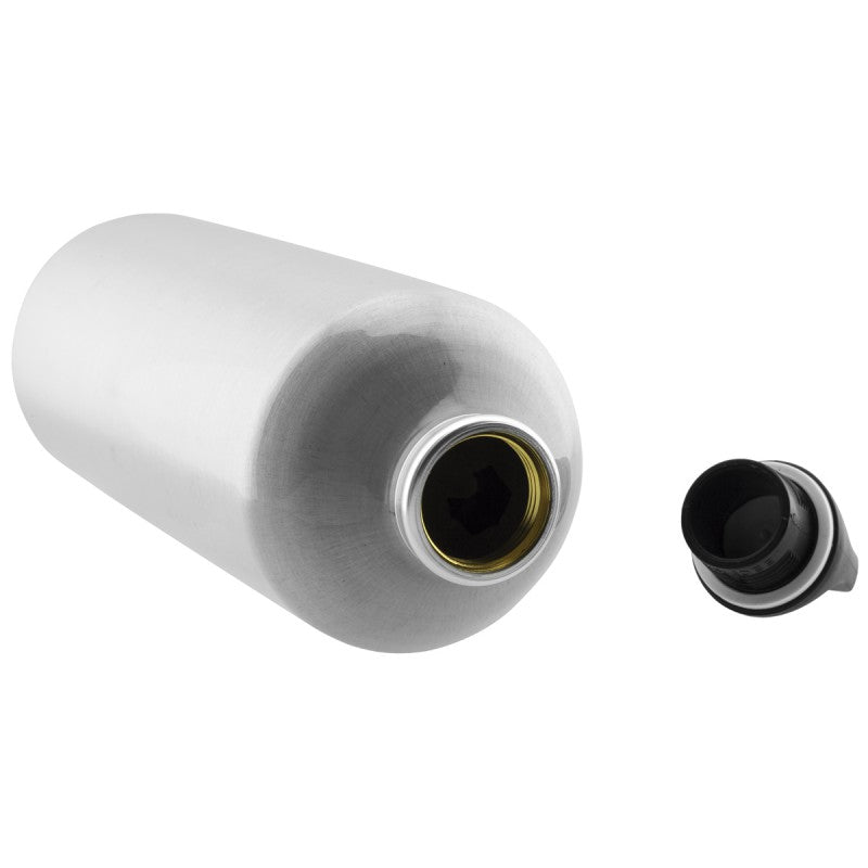 siva aluminijska boca