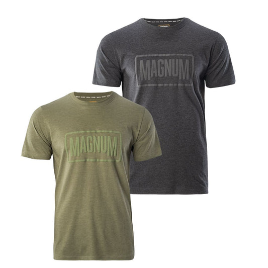 Dve Magnum Essential majice olive+black