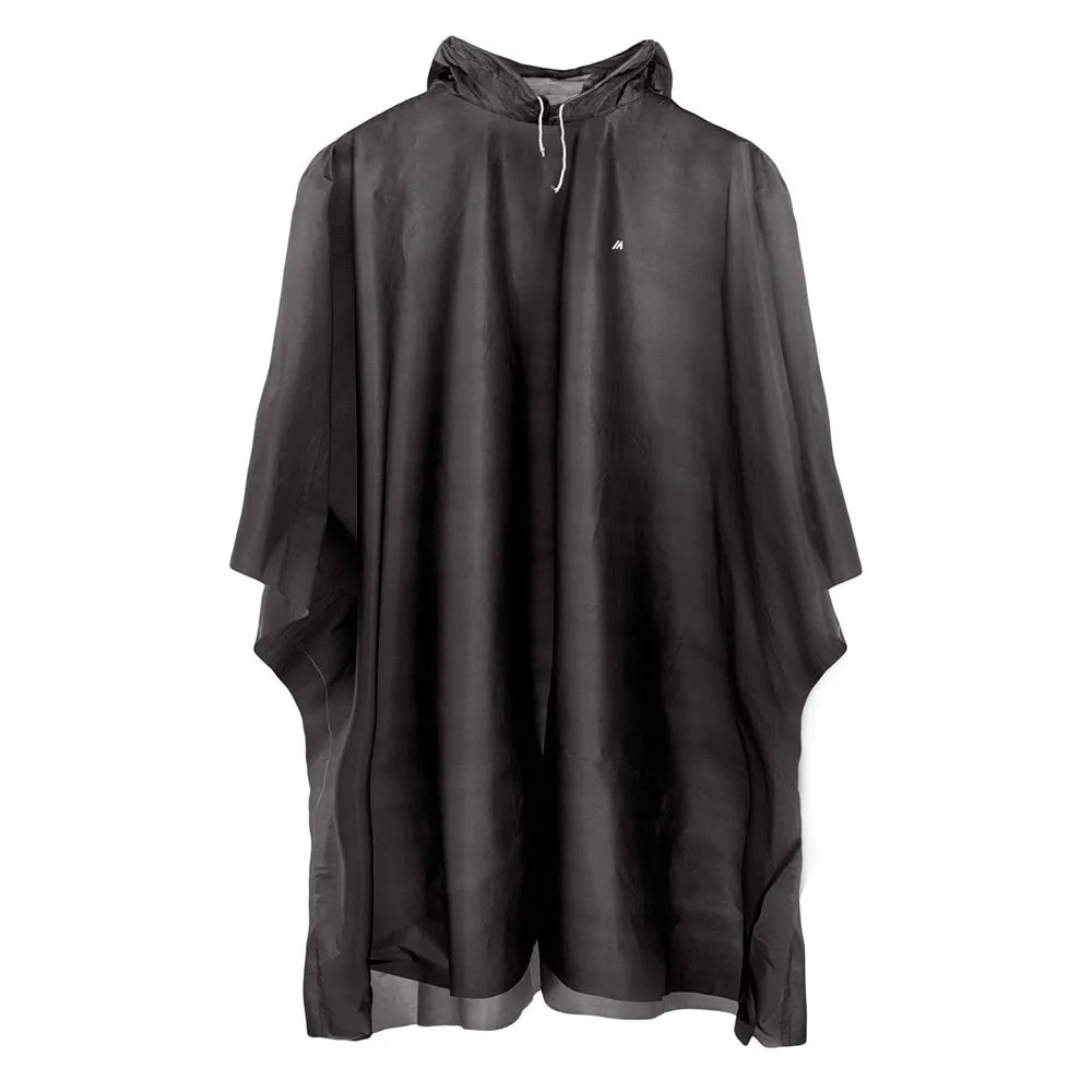 MARTES ESSENTIAL Poncho black kabanica