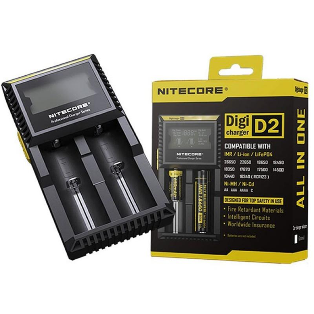 Nitecore D2 punjač za 2 baterije sa digitalnim displejom